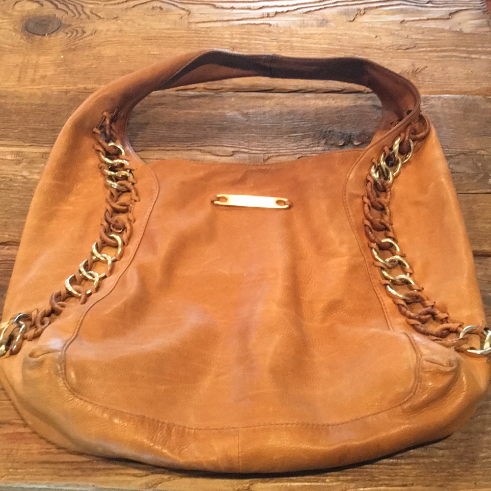 Vintage leather Michael Kors Collection bag.